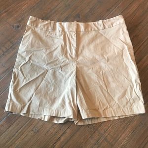 Talbots size 16 tan shorts